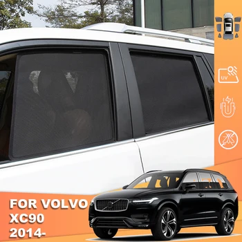 Volvo XC90 2014-2021 XC 90 Magnētiskā Auto Saulessargs Vairogs Priekšējā Vējstikla Acs Kadru Aizkaru Aizmugurējo Sānu Logu Saules Ēnā Sejsegu