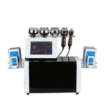 Jaunu 40K Ultraskaņas Cavitation Mašīna RF Vakuuma Lāzera, radiofrekvences Lipo 6 In 1 Novājēšanu Ierīce SPA