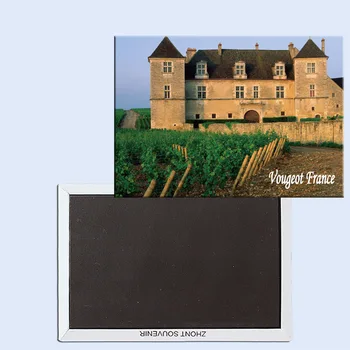 Clos de Vougeot Dārzu, Vougeot, Francija, Ledusskapja magnēts, Tūrisma suvenīri, Mājās radošo rotājumi 24719