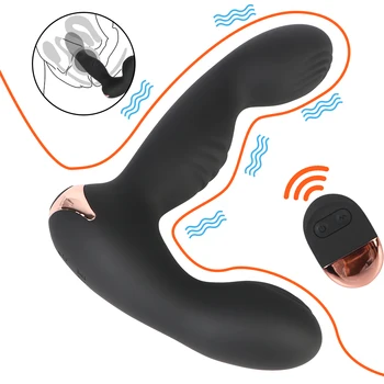 Butt Plug Prostatas Masāža G-spot Stimulators 10 Režīmā Anālais Vibrators Vīriešu Masturbator Seksa Rotaļlietu Vīriešiem Seksa Veikals