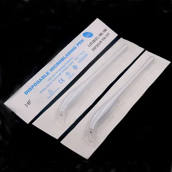 10PCS Jaunu Sterilizēts, Vienreizējās lietošanas microblading instrumenti ar klp rokasgrāmata uzacu tetovēšanas pildspalva vienreizējās lietošanas microblading handtools
