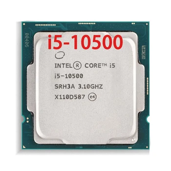 Intel Core i5-10500 i5 10500 3.1 GHz Sešu Kodolu Divpadsmit-Diegi CPU Procesora L2=1,5 M L3=12M 65W LGA 1200