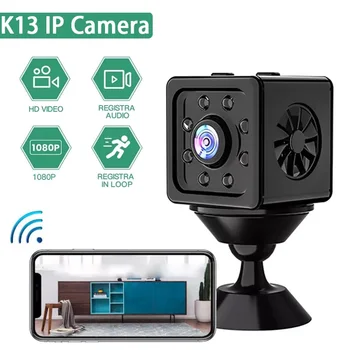 1080P IP Mini Kameras Novērošanas Kameras Ar Wifi Bezvadu tīkla Drošības Tālvadības Drošības Aizsardzība Mikro Kameru Video Ieraksti
