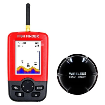 XJ01 Fish Finder mobilo telefonu Fish Finder Bezvadu Zvejas Aids Sonar Radara Redzes Zvejas Ierīci Zivju Displejs/Reljefu displejs