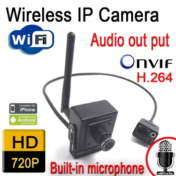 Karstā pārdošanas Bezvadu ip kameras Miniatūras 720P hd wifi mini kameras cctv drošības home sistēmas onvif webcam skaļruņu audio durvju cam