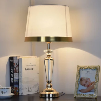 ORY Modernās Galda Lampas Kristāla Baltā Nakts LED Galda Lampa Luksusa Dekoratīvās Mājas Foajē Gultas vietas Adrese Hotel Studiju
