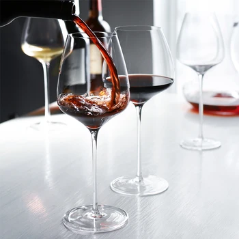 Augstas kvalitātes Kristāla Bordo sarkanvīna Champagne goblet stikla Goblet Burbulis Vīna Tulip Kokteilis Stikla Kausa mājas drinkware kauss