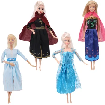1 Iestatiet Vairākām Sievietēm Īsi Svārki Princese Svītru Rozā Apģērbs Vakara Kleita Krekls Džinsa Tīkla Barbie Lelle Piederumi Bērniem Rotaļlietas