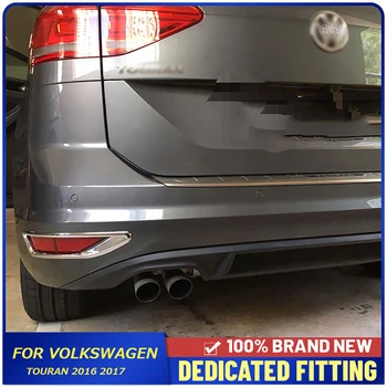 Derīgs Volkswagen Touran 2016 2017 Aizmugures Foglight Vāciņš Melns, ABS Chrome Aizmugurējie Miglas Luktura Rāmis Vāka Uzlīme
